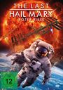"THE LAST HAIL M.A.R.Y. ROTER RIESE" in großen Lettern, ein Astronaut greift ins Bild, Hintergrund roter Stern und Raumstation.