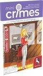 „mini crimes – Unsichtbarer Eindringling“ steht oben, mit Informationen zum Spiel darunter. Eine Frau mit Tasse steht in einem Raum.