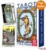"Top Seller", "Die Hohepriesterin", "Die Herrscherin", "TAROT", "von A.E. Waite". Tarotkarten-Illustrationen und Verpackung.