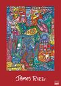 : James Rizzi 2025 - Kunst-Kalender - Poster-Kalender - 50x70, KAL