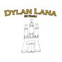 Text: "DYLAN LANA ST PAULI". Illustration: Skizze einer Burg mit drei Türmen, zwei Sterne, ein Kreuz.