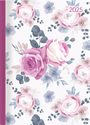 : Lady Journal Midi Roses 2025 - Taschen-Kalender 12x17 cm - Rosen - mit Mattfolie - Notiz-Buch - Weekly - 192 Seiten - Alpha Edition, KAL