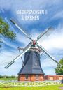 : Niedersachsen und Bremen 2025 - Bild-Kalender 23,7x34 cm - Regional-Kalender - Wandkalender - mit Platz für Notizen - Alpha Edition, KAL