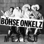 Text "BÖHSE ONKELZ" in großen Buchstaben, darunter "MEXICO". Vier Personen in Sombreros und Ponchos darüber.