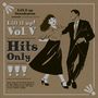 "Lift it up! Vol. V. Hits Only." Eine Illustration von einem Tanzpaar im Retro-Stil auf braunem Hintergrund.