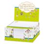 Auf dem Produkt steht: "Wenn meine Seele Urlaub braucht, gehe ich in meinen Garten." Bunte Gartenillustrationen umgeben den Text.
