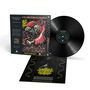 "THE MOSAIC WINDOW - Answered Prayers" Album mit Illustrationen eines Skeletts in rotem Umhang und einer schwarzen Vinylplatte.