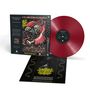 Das Album "The Mosaic Window - Answered Prayers" zeigt ein rotes Vinyl, ein düsteres Cover mit Skelett und Flammen.