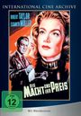 "Robert Taylor", "Elisabeth Müller", "Die Macht und ihr Preis". Illustration zweier Personen vor rotem Hintergrund.