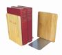 : MyLibrary Buchstützen Bookends aus Holz - 2-teiliges Set, Div.