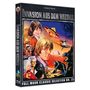 Text: "Invasion aus dem Weltall", "Charles Bands", "Full Moon Classic Selection Nr. 23". Illustration mit Figuren, UFOs, Aliens.