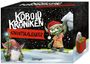 Text: "Kobold Chroniken Adventskalender" und "Oetinger". Darstellung eines Kobolds mit Mütze und Hemd im Schnee.