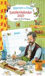 "Pettersson und Findus Familienkalender 2027. Bilder von Sven Nordqvist." zeigt eine bunte, fröhliche Szene.