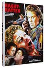 "NACHTRATTEN", Namen der Schauspieler, "Ein Film von Gary Sherman". Illustration mit intensiven Gesichtsausdrücken und Waffen.