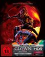 Text oben: "FROM MASTER OF TERROR ELI ROTH". Darunter eine unheimliche Kreatur in Rot- und Schwarztönen. FSK 18.