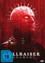 FSK ab 16 freigegeben. Überschrift: “Hellraiser Judgment”. Roter Hintergrund mit Figur, Gesicht von Nägeln durchbohrt.