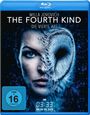 "MILLA JOVOVICH. THE FOURTH KIND. DIE VIERTE ART. FSK ab 16 freigegeben. UM 03:33 HOLEN SIE DICH." Ein Gesicht teils menschlich, teils außerirdisch.