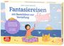 "Fantasieriesen mit Bastelideen zur Vertiefung" von Anne Marie Braune. Illustration: Kind malt ein fliegendes Schwein.