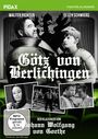 Titel: "Götz von Berlichingen". Schauspieler: Walter Richter, Ellen Schwiers. Autor: Johann Wolfgang von Goethe.