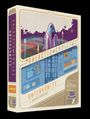 "Galactic Cruise: Unterkünfte" und "2. Erweiterung" stehen auf einer Verpackung. Ein stilisiertes Raumschiff ist abgebildet.