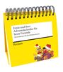 „Ernie und Bert Adventskalender für beste Freunde. 24 Postkarten für die Weihnachtszeit.“ Ernie und Bert mit Weihnachtsmützen.