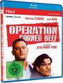 Text oben: "GAUMONT PRÄSENTIERT", "CHRISTIAN CLAVIER", "JEAN RENO". 
Zentral: "OPERATION CORNED BEEF". 
Es handelt sich um ein Blu-ray-Cover.