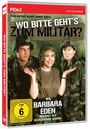 DVD-Hülle mit dem Titel "Wo bitte geht's zum Militär?" von PIDAX. Drei Personen in Militärkleidung, fröhliche Stimmung.