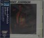 Text oben: "JIMMY JOHNSON". Japanische Schriftzeichen links. Cover zeigt einen Mann mit Gitarre in dunkler Beleuchtung.