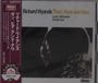 Text: Richard Wyands Then, Here and Now; Lisle Atkinson, David Lee. Dunkles Profil eines Mannes mit Brille.