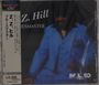 "Z.Z. Hill", "Bluesmaster". Blau gekleideter Mann mit Hut sitzt. Links: Japanische Schrift, Preisangabe. "Malaco" Logo.