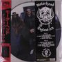 Motörhead England 1978. Titel: The Watcher, Iron Horse, On Parole, White Line Fever. Links rote japanische Schrift.