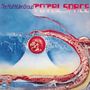 "The Rolf Kühn Group TOTAL SPACE" steht oben. Abstrakte Illustration: Roter Ball über Wellen und Bögen auf blauem Hintergrund.