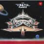 "The Tomita Planets" in weißer Schrift. Futuristisches Raumschiff vor kosmischem Hintergrund mit Planeten. RCA Victor-Logo.