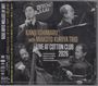 "KANJI ISHIMARU with MAKOTO KURIYA TRIO LIVE AT COTTON CLUB 2026." Vier Musiker auf der Bühne, einer singt.