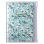: MARK'S 2023/2024 Taschenkalender A6 vertikal, Flower Pattern // Turquoise, Buch