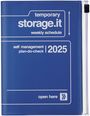 : MARK'S 2024/2025 Taschenkalender A6 vertikal, Storage it // Navy, Buch