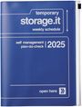 : MARK'S 2024/2025 Taschenkalender A5 vertikal, Storage it // Navy, Buch