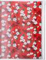 : MARK'S 2024/2025 Taschenkalender A5 vertikal, Flower Pattern // Red, Buch