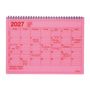 MARK'S 2027 Notebook Calendar M // Neon Pink, KAL