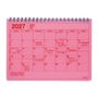 MARK'S 2027 Notebook Calendar S // Neon Pink, KAL