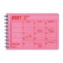 MARK'S 2027 Notebook Calendar XS // Neon Pink, KAL