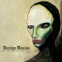 „Marilyn Manson, One Assassination Under God, Chapter 2“. Eine Illustration eines gesichtslosen, abstrakten Porträts.