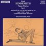 Paul Hindemith (1895-1963): Klavierwerke Vol.1, CD
