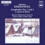 Maurice Emmanuel: Symphonien Nr.1 & 2, CD