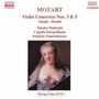 Wolfgang Amadeus Mozart: Violinkonzerte Nr.3 & 5, CD