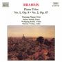 Johannes Brahms: Klaviertrios Nr.1 & 2, CD