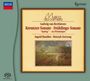 Text: "Musica da camera, Ludwig van Beethoven, Kreutzer-Sonate, Frühlings-Sonate, Ingrid Haebler, Henryk Szeryng". Im Hintergrund eine Landschaftsmalerei.
