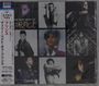 CD-Cover: "The Very Best Of Prince", in einem Raster neun Bilder von Prince, links japanischer Textstreifen, Warner Records Logo.