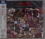 "Gorillaz The Singles Collection 2001-2011" steht oben. Verschiedene Illustrationen von Cartoon-Charakteren in einem Mosaik.