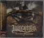 LOVEBITES, Electric Pentagram. Ein Pentagramm aus Blitzen, im Hintergrund stürmischer Himmel, düstere Atmosphäre.